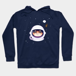 African Fat Tailed Gecko, Space Theme! Astronaut Gecko Hoodie